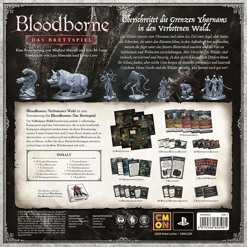 Bloodborne - Verbotener Wald Rueckseite