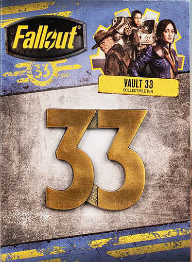 Fallout Ansteck-Button Vault 33 Cover