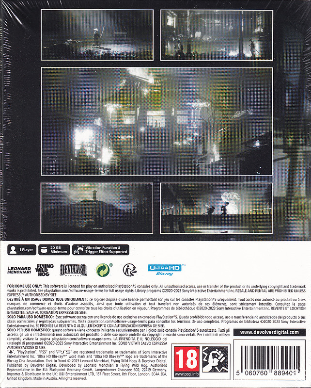 Trek to Yomi Deluxe Edition (PEGI) Rueckseite