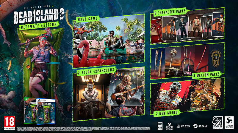 Dead Island 2 Ultimate Edition (AT-PEGI) Rueckseite